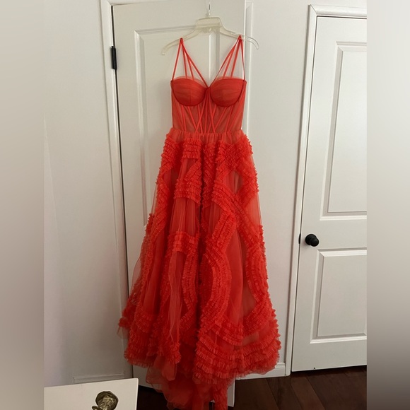 Like NEW Milla Tangerine Tulle Dress - Picture 4 of 8